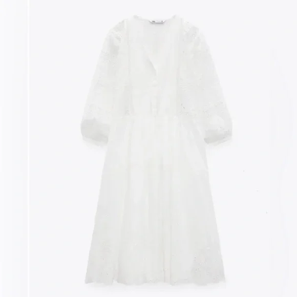 BNWT! Zara embroidered dress - Picture 2 of 4